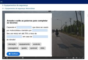 Eu vou criar uma atividade interativa no Moodle para você