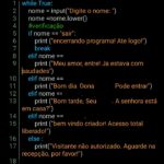Eu vou fazer pequenos códigos em python