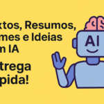 Eu vou fazer textos, resumos, nomes e ideias para seu negóci...