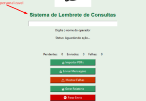 Eu vou fazer um software personalizado em python