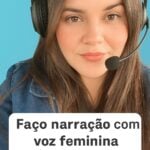 Eu vou narrar seu texto com voz clara e profissional