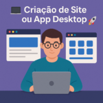 Eu vou criar o seu site ou app desktop
