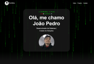 Eu vou fazer seu portfólio profissional.