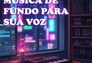 Eu vou produzir uma música de fundo para a sua voz