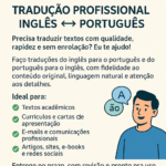 Eu vou traduzir textos em inglês para português e vice versa