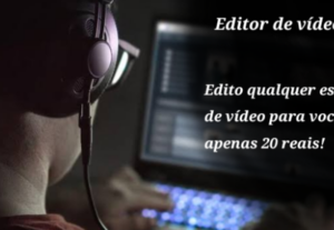 Eu vou editar vídeos para você de alta qualidade e rápido