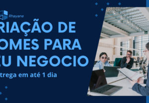 Eu vou criar nomes impactantes para o seu negocio