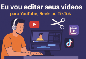 Eu vou cortar e editar seus vídeos com estilo em 24hrs
