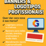 Eu vou criar seu banner ou logotipo para sua empresa