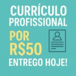 Eu vou fazer Currículo profissional rápido e Barato