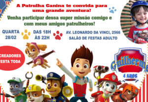 Eu vou criar convite para festa de aniversário