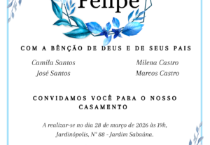 Eu vou criar Banner, convites e cartões de visita para você