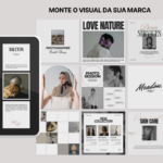 Eu vou fazer artes que destacam sua marca online