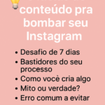 Eu vou Te dou 5 ideias criativas de conteudo para bombar.