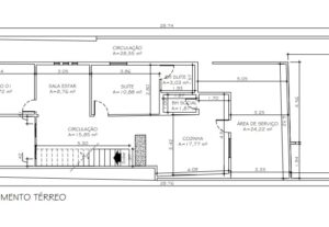 Eu vou desenhar sua planta no Autocad