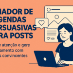 Eu vou criar legendas profissionais e persuasivas para posts