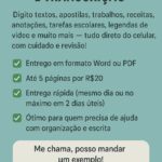 Eu vou Transcrever textos, tarefas, receitas e mais.