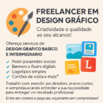 Eu vou fazer designs gráficos de nível basíco/intermediário