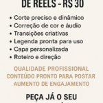 Eu vou fazer  Edição Profissional de Reels com Roteiro e Dir...
