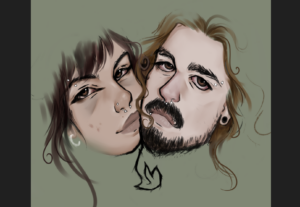 Eu vou ilustrar você e o seu amor