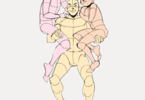 Eu vou ilustrar você e o seu pai
