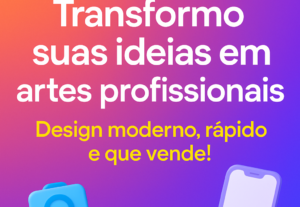 Eu vou Fazer sua arte na rede social