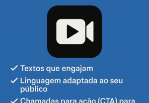 Eu vou criar 5 Roteiros e Legendas Prontas para Seus Vídeos