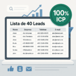 Eu vou entregar 40 leads no seu ICP prontos para fechar