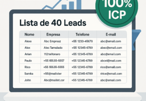 Eu vou entregar 40 leads no seu ICP prontos para fechar