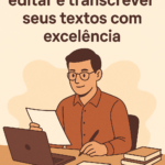 Eu vou revisar, editar e transcrever seus textos.