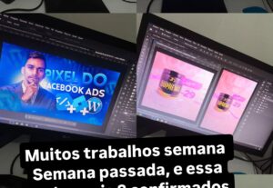 Eu vou fazer seus designer de projetos impressos e digitais