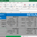 Eu vou fazer uma planilha de controle gastos