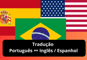 Eu vou traduzir textos para inglês ou espanhol