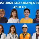Eu vou fazer uma foto de criança virar uma adulta profission...