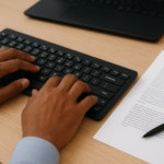 Eu vou Digitar seu trabalho com rapidez