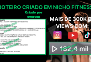 Eu vou criar roteiros que prenda atenção do publico