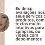 Eu vou escrever um texto indicando o seu produto