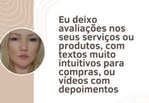 Eu vou escrever um texto indicando o seu produto