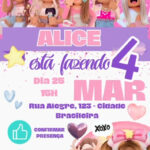 Eu vou criar convites personalizados para seu evento