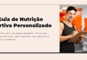 Eu vou fazer Nutrição esportiva e dieta