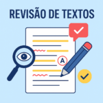 Eu vou fazer a revisão dos seus textos com Qualidade