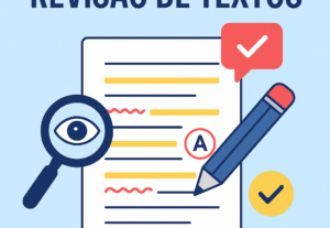 Eu vou fazer a revisão dos seus textos com Qualidade
