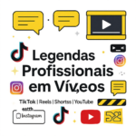 Eu vou legendar ou cortar seu vídeo