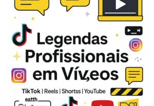 Eu vou legendar ou cortar seu vídeo