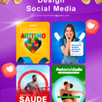 Eu vou criar uma arte profissional para sua rede social