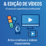 Eu vou fazer tudo que voce precisar na área de designer e et...