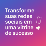 Eu vou fazer 3 posts prontos pra sua rede social