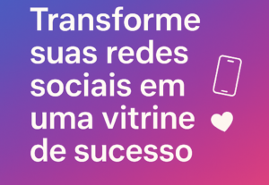 Eu vou fazer 3 posts prontos pra sua rede social