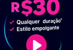 Eu vou editar seu vídeo não importa a duração