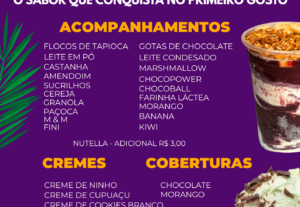 Eu vou fazer o melhor cardápio para o seu negócio